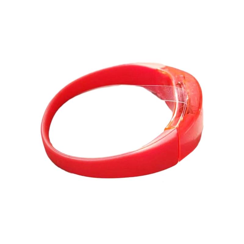 5 Stück Sprachaktivierte Sound Control LED Armbänder Blinkendes Silikon Armband Weihnachten Bar Konzert Festival Party Zubehör
