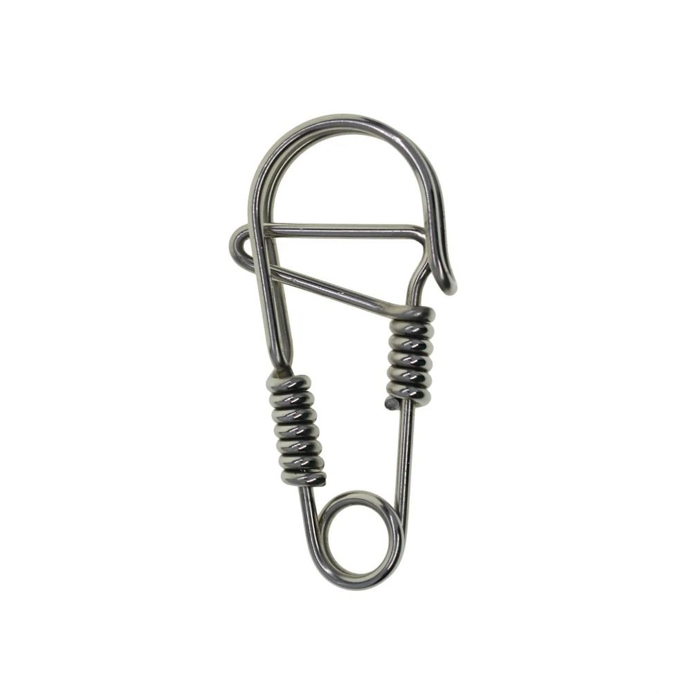 Snap Clip Stainless Steel Wire Snap Clip Stainless Steel Carabiner Key Ring Belt Clip