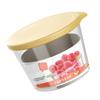 Round Glass Food Storage Container Soup Container Microwave Safe Meal Prep Container Glass Bowl