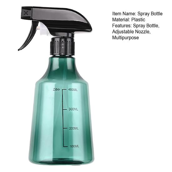Spray Bottle Refillable Transparent Water Bottle with Scale Fine Mist Adjustable Nozzle Spray Kettle for Alcohol And Essential Oils