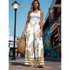 Hawaiian Leaf Print Women'S Casual Trousers Long Pants Outdoor Casual Wide-Leg Trousers Women'S Pants Long Trousers