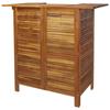 Bar Table - vidaXL - Solid Acacia - 110 X 50 X 105 Cm - Oiled Finish - Garden