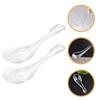 Elegant Crystal Glass Spoon Exquisite Serving Spoons Kitchen Accessories Condiment Spoons  Hotel