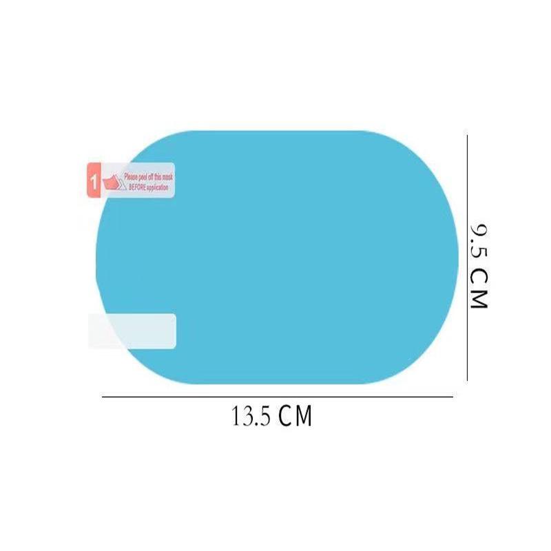 

2 шт. Автомобильное зеркало заднего вида, водонепроницаемые пленки, наклейки, авто, дождливая безопасность, вождение, противотуманные водонепроницаемые защитные пленки, аксессуары 135MM