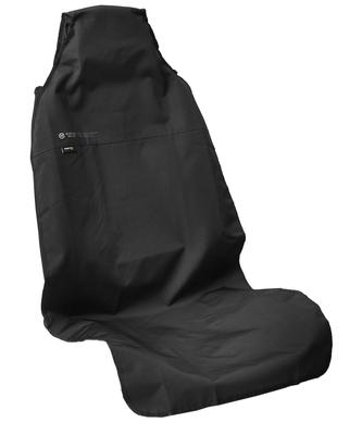 GORDON MILLER Car Cordura Single Front Seat Cover with Storage Bag Durable Water Repellent Black Waterproof Stain Resistant General Purpose 1642437