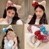Super Süßes Nischen-Haarband Lässiges Katzenohren-Plüsch-Stirnband Zum Gesichtswaschen Verwendet Pailletten-Schleifen-Stirnband Damen-Foto-Haaraccessoire
