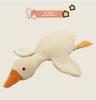 Big White Goose Plush Toy - Cute Sleep Pillow for Girls
