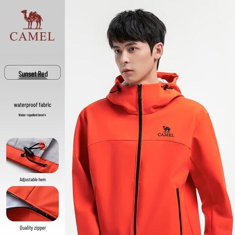 CAMEL Women s Outdoor Fleece-Lined Softshell Jacket XXXL