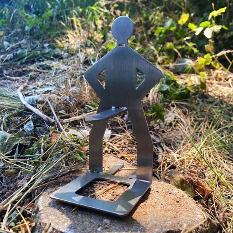 Lustiger tragbarer Camping-Rucksackständer aus Edelstahl, Wurstständer für Outdoor-Reisen, Sommerpartys, Picknicks, Hotdog-Halter