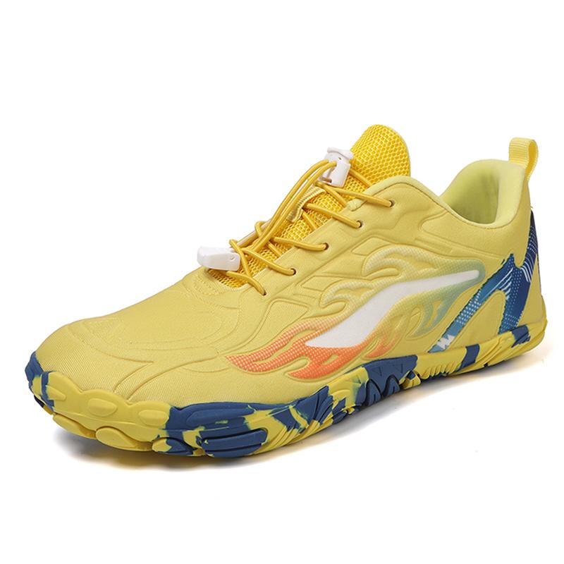 Outdoor Hiking Shoes Men Anti-slip Low-top Sports Shoes Men Shoes Fashion Comfortable Soft Breathable Casual Sneakers Men Shoes 36 жёлтый
