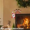 2D Flat Pattern Christmas Theme Christmas Door Frame Decorations Door Corner Decor 5D Diamond Painting Art Kit for Wall Window