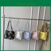 Versatile Medium Size Canvas Tote Bag 2024 Stylish Striped Shoulder Bag In Various Colors