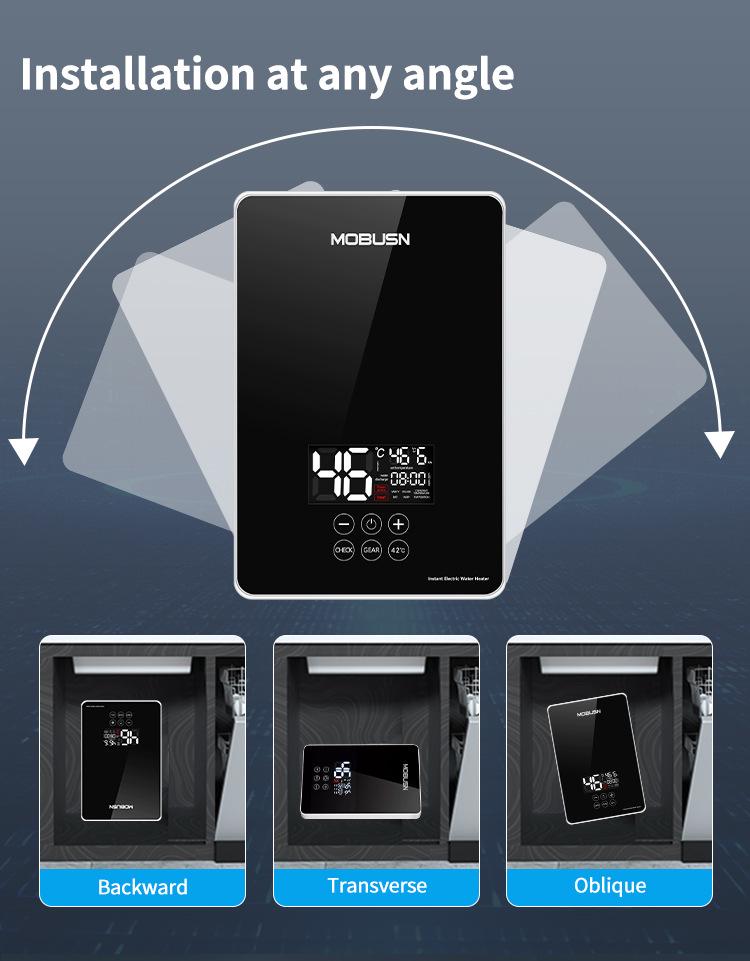 2025 Instant Electric Shower Water Heater - Compact & Fast-Heating for Home & Kitchen