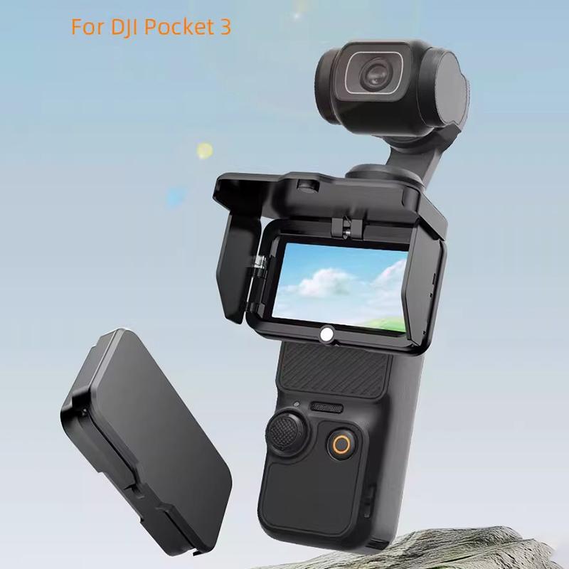 1Pc Plastic Screen Sunshade For OSMO Pocket 3- 3 Sided Foldable Anti Glare Camera Screen Sun Hood Protector Accessories
