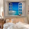 Tapestry Wall Hanging Background Cloth Window Exterior Color Cure Fresh Net Red Photo Room Decoration Dormitory