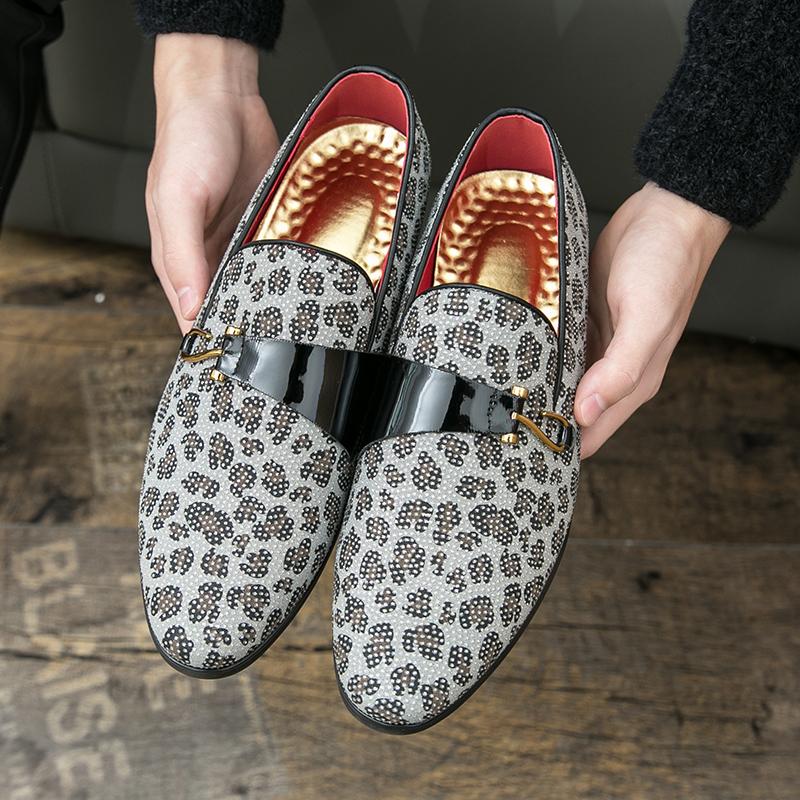 

Fashion Summer Office Casual Shoes Handmade Man Loafers New Arrival Moccasins Male Soft Sole Slip-On Flats Breathable Dress Men Shoes 47 серый