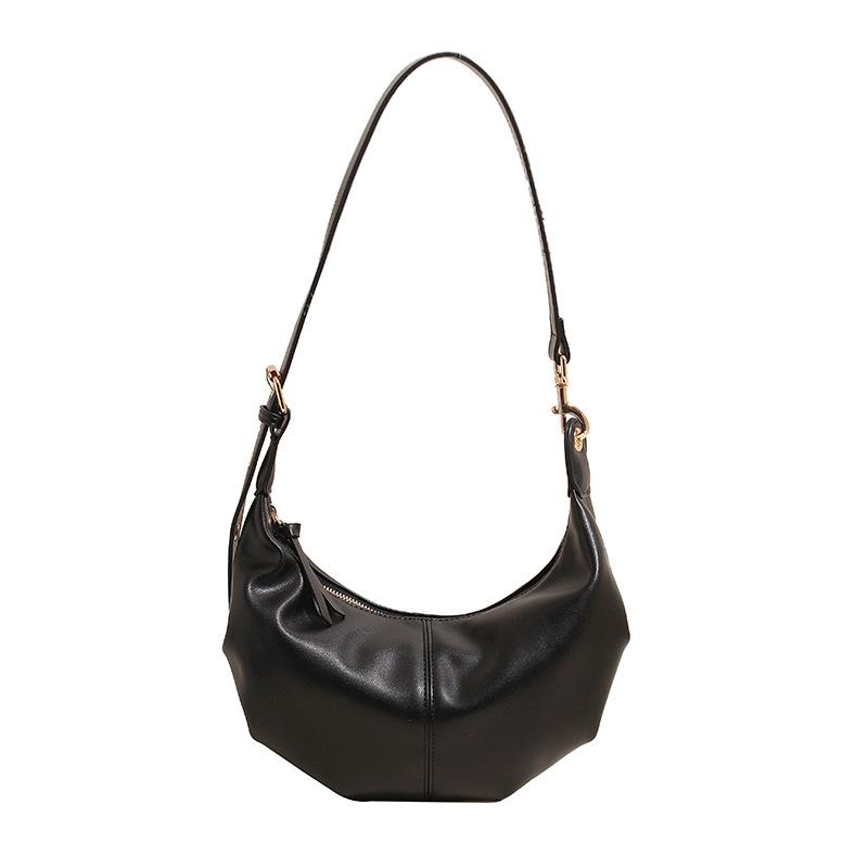 Frühling neues Produkt schlichte weiche Ledertextur Knödeltasche Nischendesign Pendler vielseitig lässige Umhängetasche für Damen