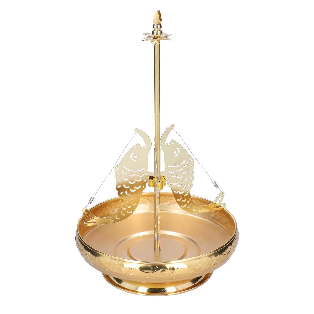 Golden Coil Incense Stand Stainless Steel Censer Support Easy Clean Incense Holder  Yoga Space
