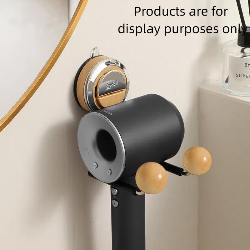 

Reusable Wall Mounted Hair Dryer Holder For Bathroom Shelf Without Drilling Hair Dryer Stand Bathroom Organizer Wall Hooks