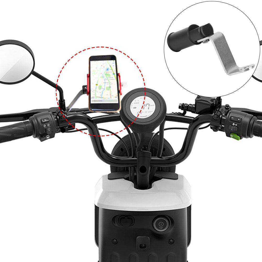 Motorcycle Bracket Adapter Handlebar Rrview Aluminum Mirror Fixed Holder