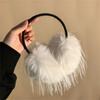 Furry Earmuffs Headwear Stay Warm and Trendy Long Haired Oversized Ear Warmer