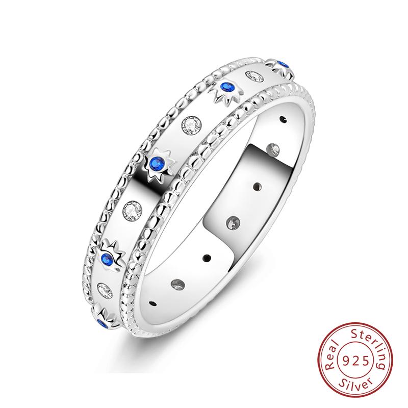 925 Silver Heart Shaped Infinite Minimalist Rings Hollow Celtic Knot Rings For Women Elegant Engagement Wedding Jewelry