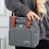 Leakproof Double Deck Lunch Cooler Bag Lightweight Picnic Tote Bag Food Storage Bag  School