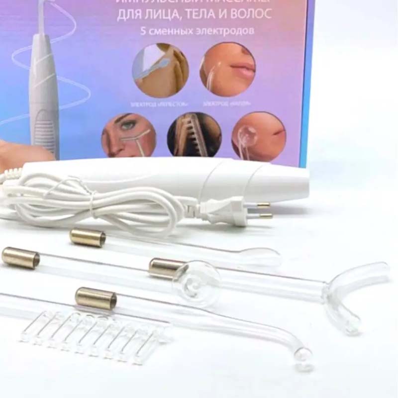 Handheld High Frequency Skin Therapy Wand Anti Aging Wrinkle Reducing Acne Treatment Skin Tightening Wrinkle Reducing