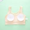 Girls' Cotton Training Bra for Teens: Padded, Wire-Free, Comfortable Vest
