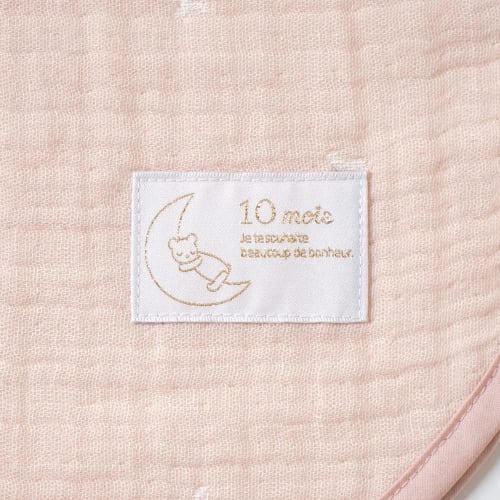 10mois Cotton Tencel Triple Gauze Kids Sleeper Shell Pink 23151016