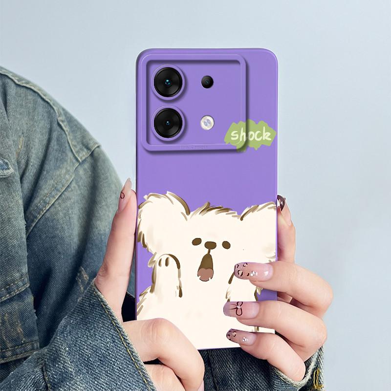 For Infinix Zero 30 5G Phone Case X6731 Cover Silicone Cute Panda Flower Boys Girls Shell Cartoon Funda Protective Casing Coque