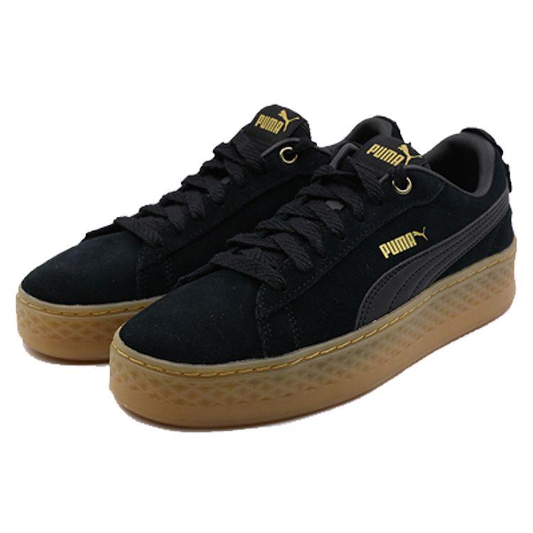 PUMA Suede Platform Women's Black Gold 366928-01