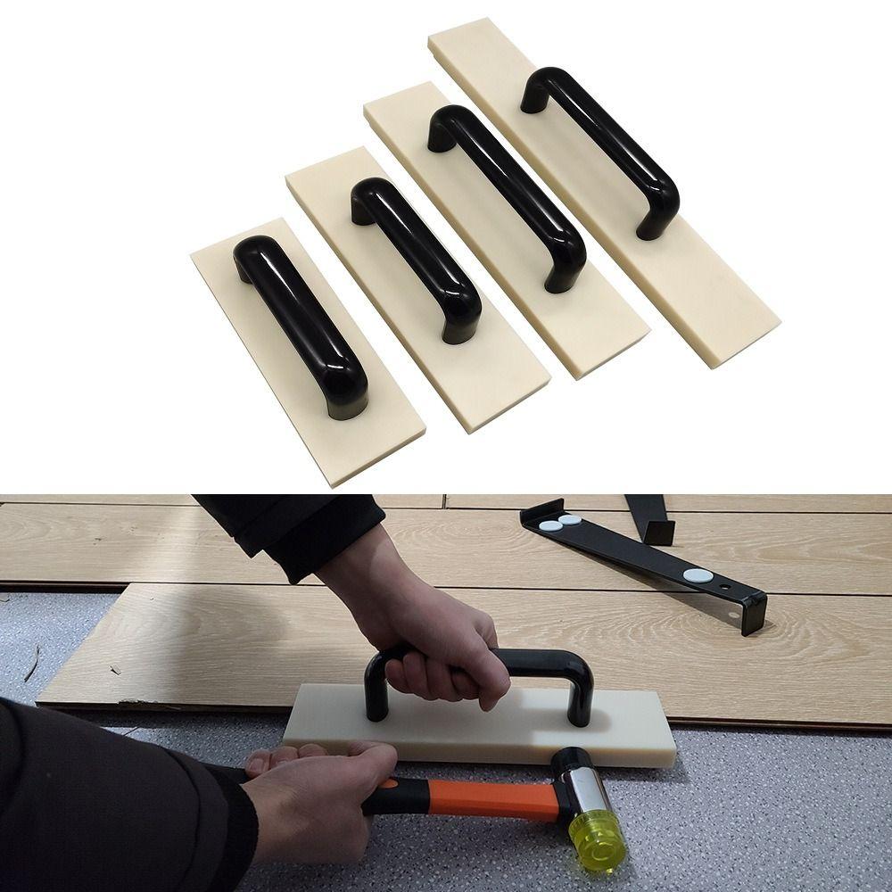 Nylon White Tapping Block Smooth Edges Plank Grabber Tool Kit Gap Fixer Tool  Floor Installation