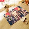Anime Straw Hat Crew Doormat, Cartoon Pirate Non-slip Floor Mat, Decorative Entrance Rug for Home Living Room Bedroom