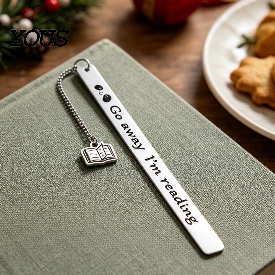 Strong Metal Page Marker Frosted Bookmark, Engraved Marker, Thin Book Mark Bookmark for Students Teachers, Graduation Christmas Gift Lovers