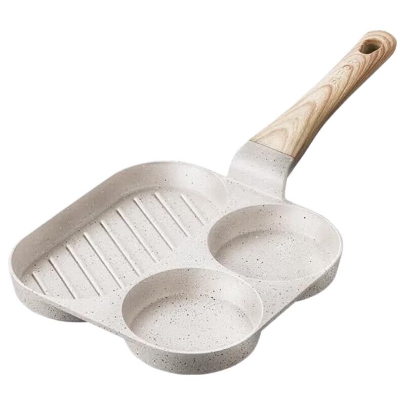 SUPOR Maifan Stone 3-Hole Non-Stick Breakfast Pan