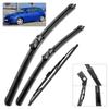 For Seat Ibiza 6L 2006-2008 2007 Wiper Front & Rear Wiper Blades Windshield Windscreen Window Brushes 21"+19"+14"