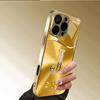 Tempered Glass Phone Case Luxurious PhoneCase Letter“J" Gold Pattern Design For Iphone 17 Air 16 Pro 15 ProMax 14 13 12 11 Plus