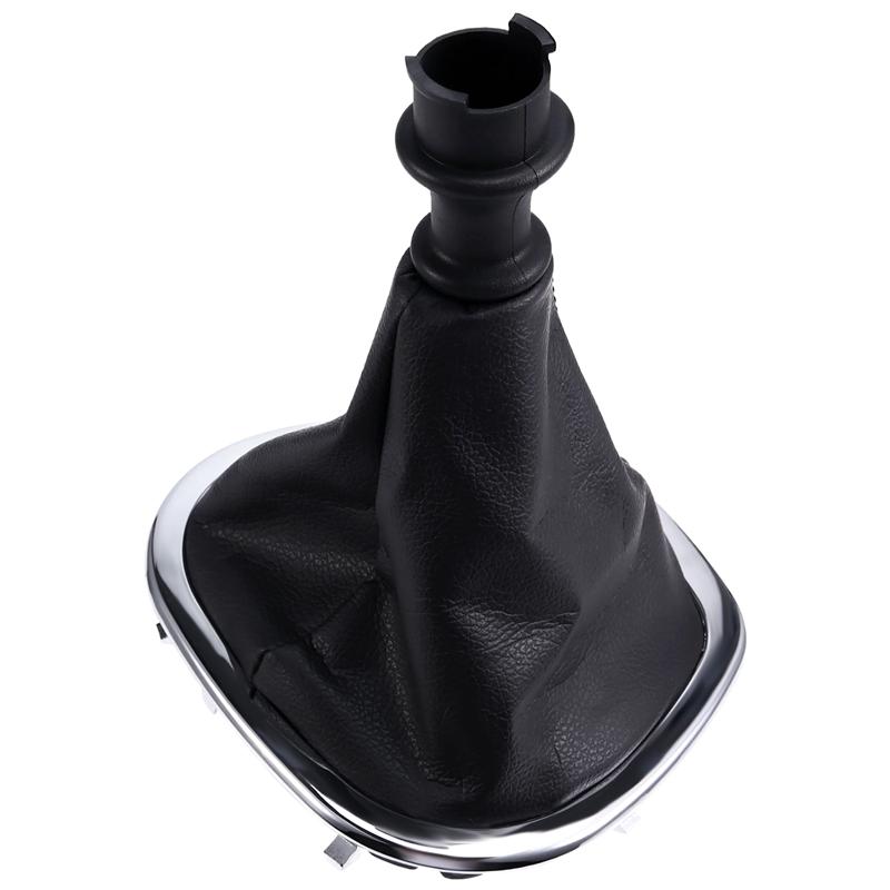 A03Z-Car Shift Knob Dustproof Boot Gear Lever PU Leather Protective Cover For Renault Trafic III Opel Vivaro Fiat Talento