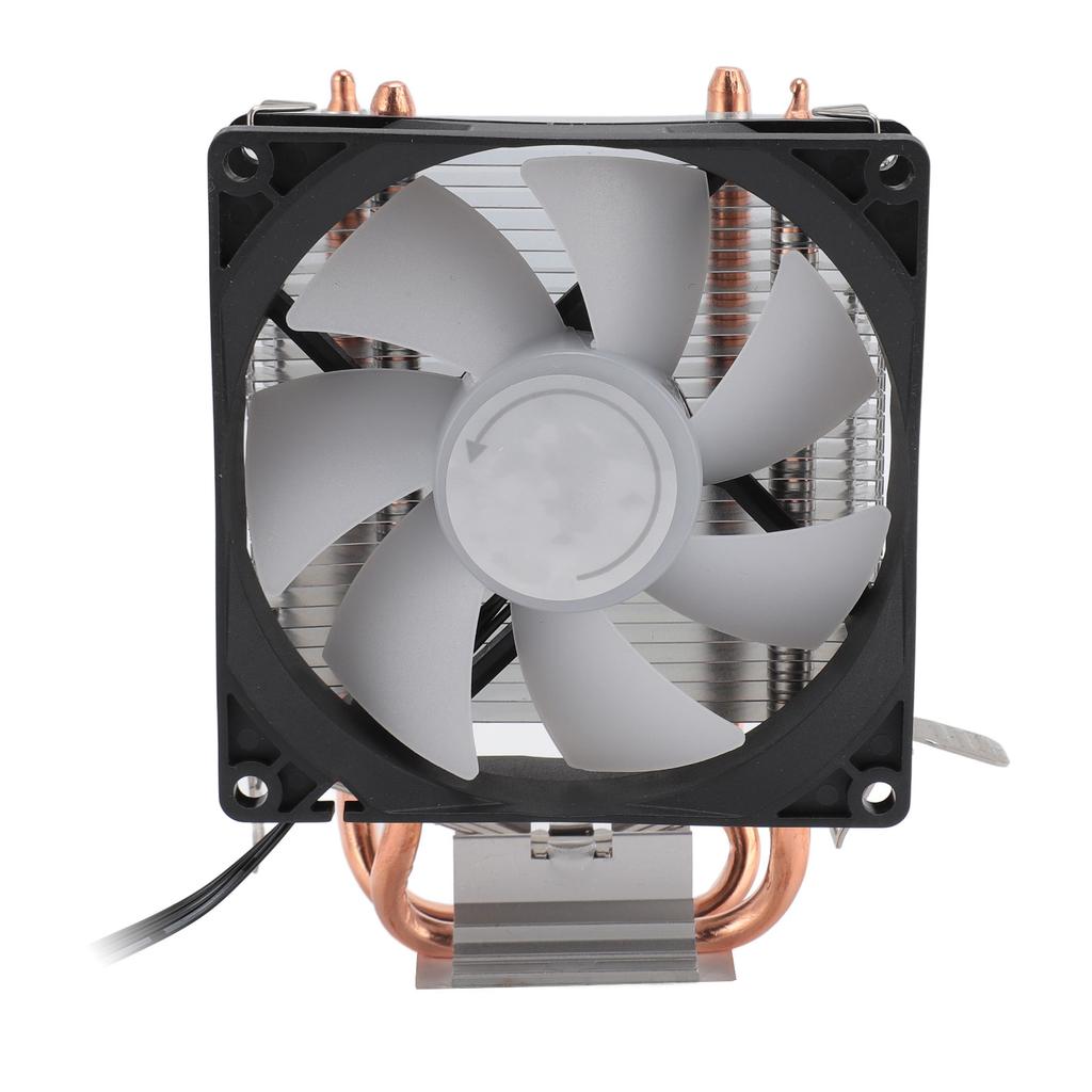 CPU Cooler Dual Heat Pipe 48CFM DC12V Quiet Operation Hydraulic Bearing Fan for Intel LGA 775 1150