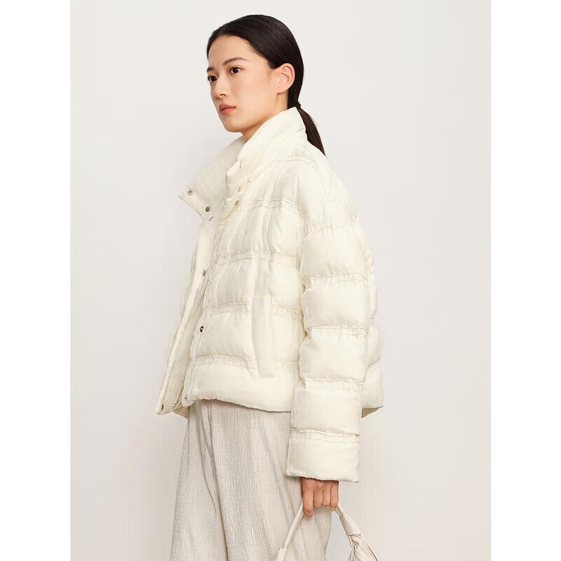 JiuZi Anna Kou Women's Hooded Duck Down Short Puffer Jacket