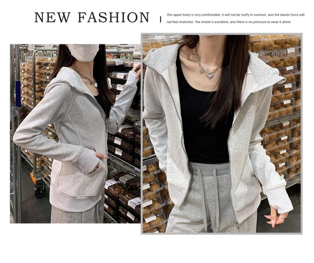 Women's Winter Fleece Lined Slim Fit Hooded Jacket Cardigan 2025