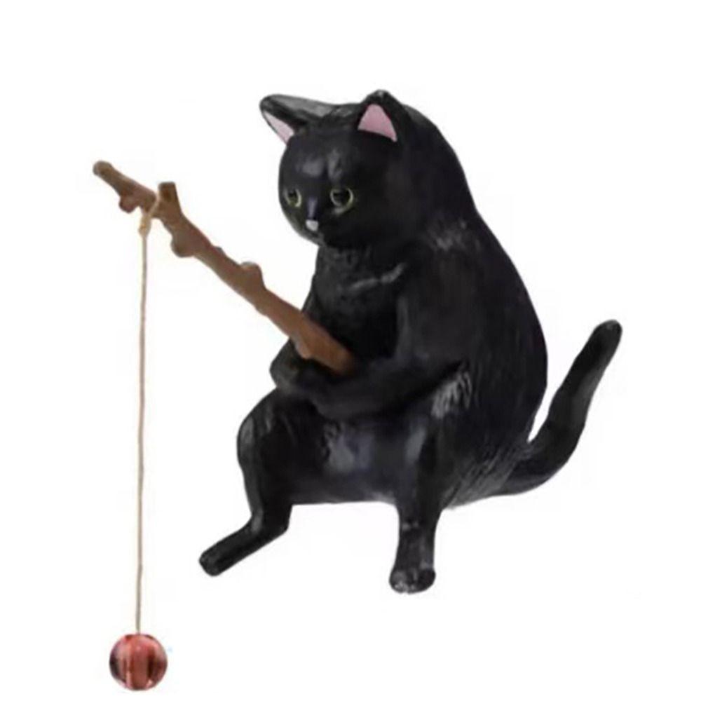 Aquascape Decorative Fishing Kittens DIY Cat Fishing Ornament New Fishing Cat Ornaments  Car