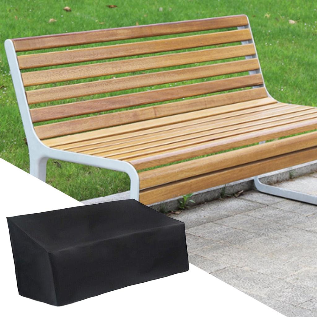 Outdoor Bench Cover Patio Furniture Cover Furniture Dust Protector Waterproof Chair Cover Oxford Fabric Garden Lawn Bench Cover