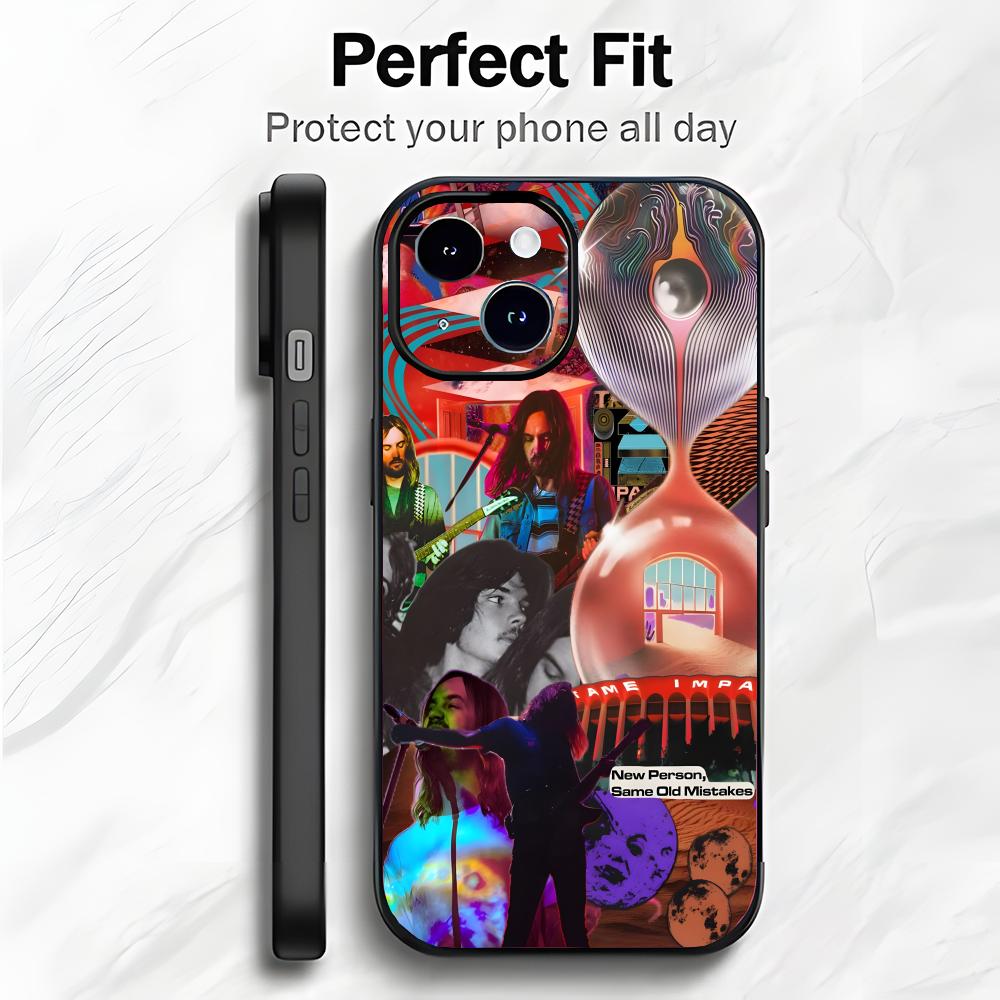 Psychedelic Australian Band T-Tame Impala Phone Case Phone Case Soft Packaging Lightweight For iPhone17 16 15 14 13ProMax