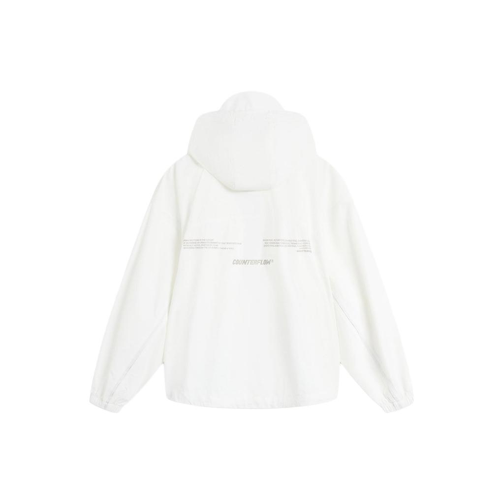 Li Ning CF Ultraviolet Protection UPF 100+ Water-Resistant Lightweight Sun Protection Jacket Women Jackets Standard-White AFDU716-3