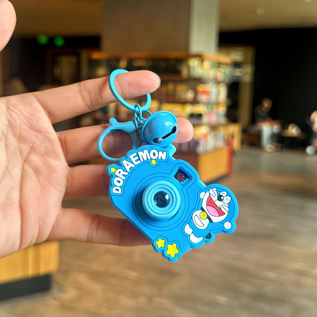 Projection Astronaut Small Camera Keychain Small Pendant Luminous Slide Simulation Toy Bag Small Pendant