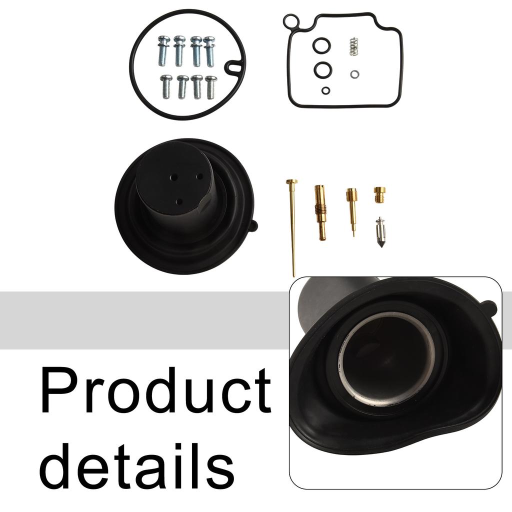 Motorcycle Parts Carburetor Repair Kit DIY Repair Long-lasting Operation Optimized Power Output For Honda VTX1300 Black