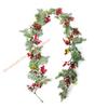 Christmas Greenery Artificial Berries Hanging Plant Ornament for Mantels Staircase Doorway Window Holiday Decorations