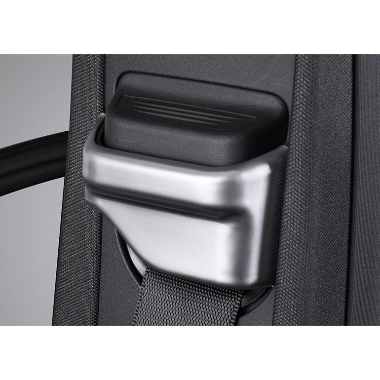 ABS Silver Seat Belt Adjustment Cover Trim 2PCS For Benz C-Class W205 2015-